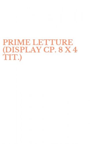 PRIME LETTURE (DISPLAY CP. 8 X 4 TIT.)