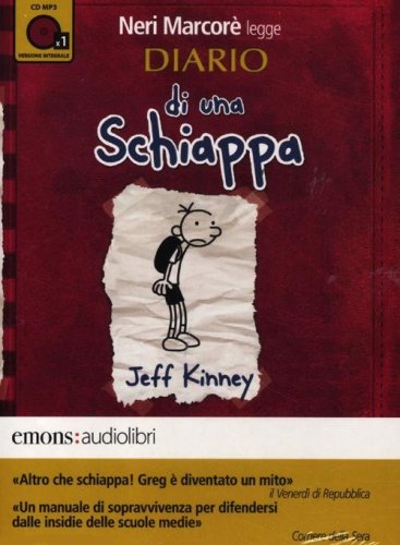 Diario di una schiappa letto da Neri Marcor&egrave;. Audiolibro. CD Audio formato MP3
