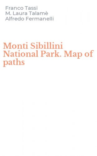 Monti Sibillini National Park. Map of paths