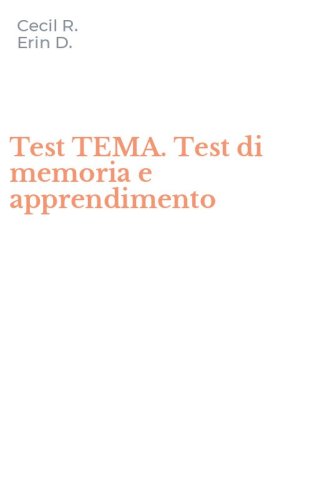 Test TEMA. Test di memoria e apprendimento