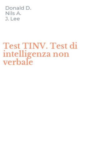 Test TINV. Test di intelligenza non verbale