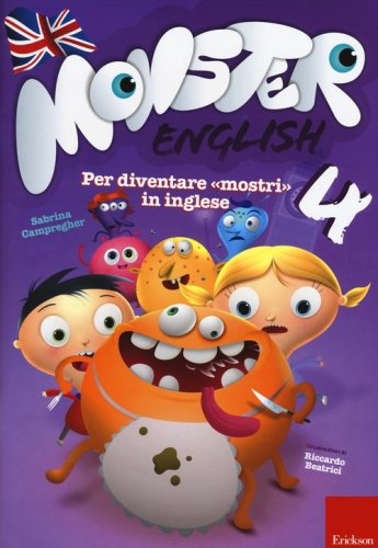 Monster english. Per diventare &laquo;mostri&raquo; in inglese. Con adesivi