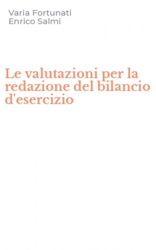 Le valutazioni per la redazione del bilancio d'esercizio