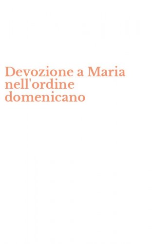 Devozione a Maria nell'ordine domenicano