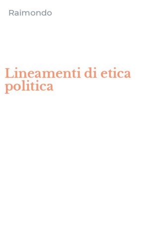 Lineamenti di etica politica