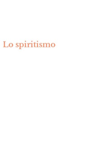 Lo spiritismo