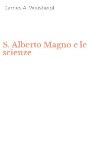 S. Alberto Magno e le scienze