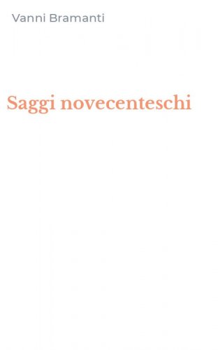 Saggi novecenteschi
