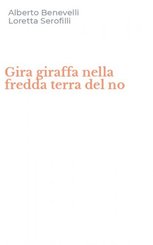 Gira giraffa nella fredda terra del no
