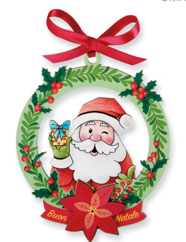 BABBO NATALE GHIRLANDA 18.5 CM