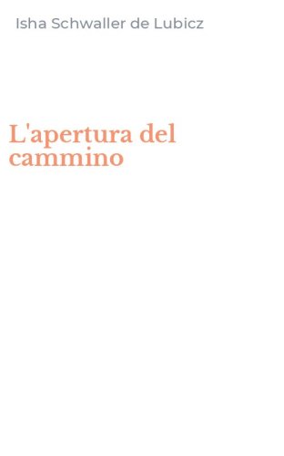 L'apertura del cammino