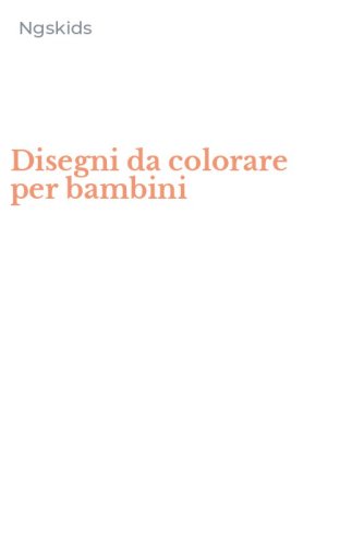 Disegni da colorare per bambini