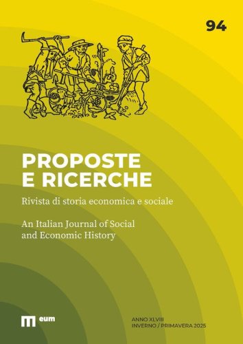 Proposte e ricerche. Rivista di storia economica e sociale