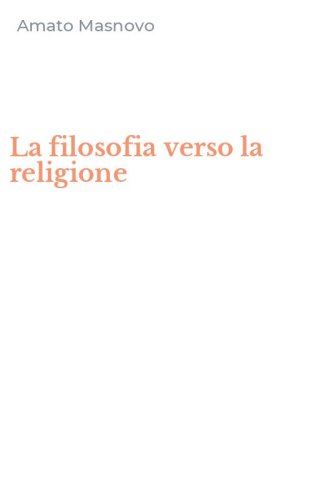 La filosofia verso la religione
