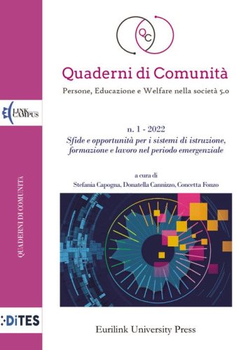 Quaderni di comunit&agrave;. Persone, educazione e welfare nella societ&agrave; 5.0
