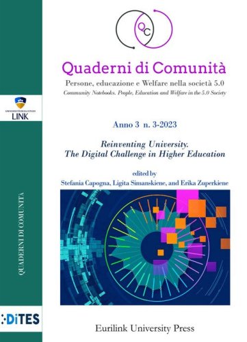 Quaderni di comunit&agrave;. Persone, educazione e welfare nella societ&agrave; 5.0