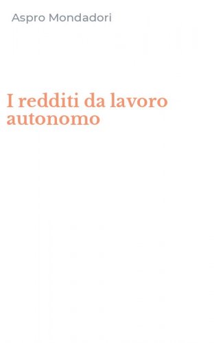 I redditi da lavoro autonomo