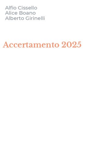 Accertamento 2025