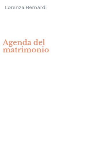 Agenda del matrimonio