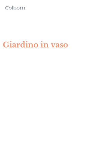 Giardino in vaso