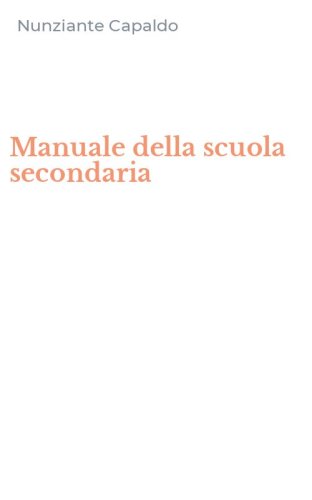 Manuale della scuola secondaria