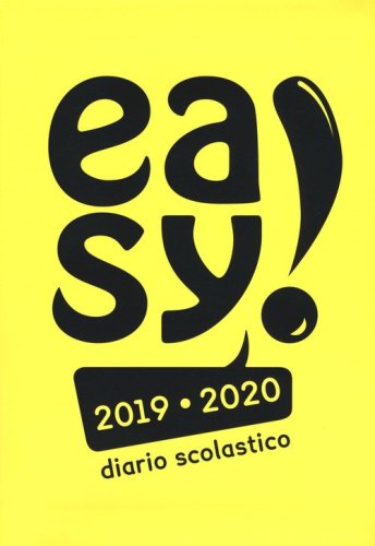 Diario easy 2019/2020. Copertina gialla