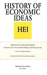 Shifting Boundaries. Economics in the crisis and the challenge of interdisciplinarity. Storep 2015 special issue
