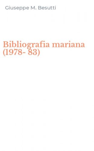Bibliografia mariana (1978-83)