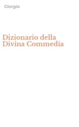 Dizionario della Divina Commedia