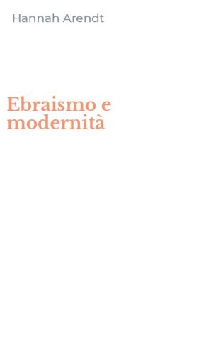 Ebraismo e modernit&agrave;