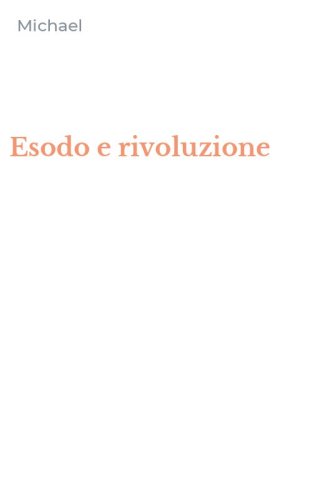 Esodo e rivoluzione