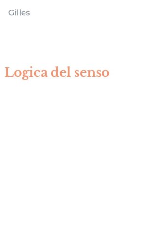 Logica del senso