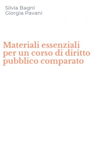 Materiali essenziali per un corso di diritto pubblico comparato