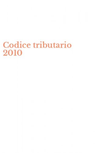 Codice tributario 2010
