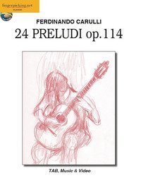 24 Preludi Op. 114. Ediz. italiana, inglese, francese, tedesca e spagnola