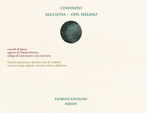 L'infinito-Alla luna-Odi, Melisso