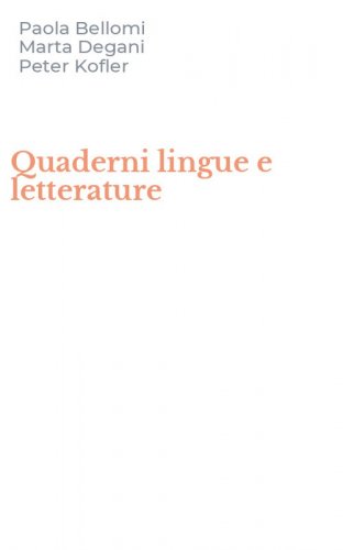 Quaderni lingue e letterature