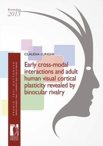 Early cross-modal interactions and adult human visual cortical plasticity revealed by binocular rivalry