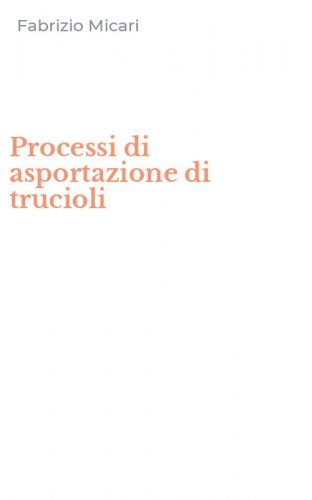 Processi di asportazione di trucioli