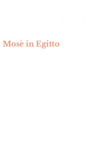 Mos&egrave; in Egitto