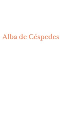 Alba de C&eacute;spedes
