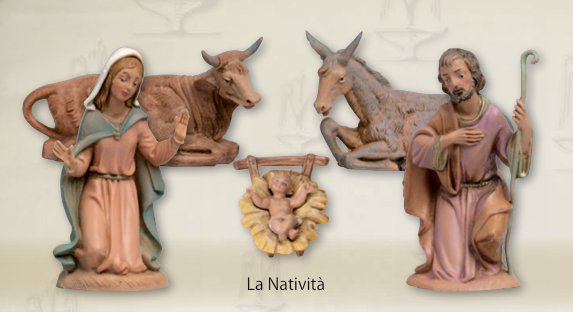 NATIVITA' 5 PEZZI T/L CM 10