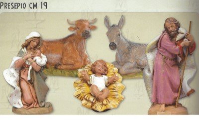 NATIVITA' 5 PEZZI TL 19 CM