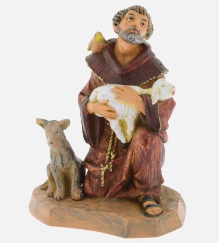 S. FRANCESCO 11 CM C/ANIMALI