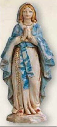 STATUA MADONNA DI LOURDES - Altezza 11 cm