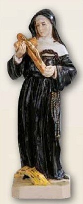STATUA SANTA RITA DA CASCIA - Altezza 18 cm