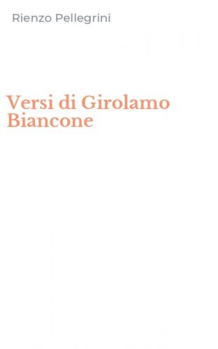 Versi di Girolamo Biancone