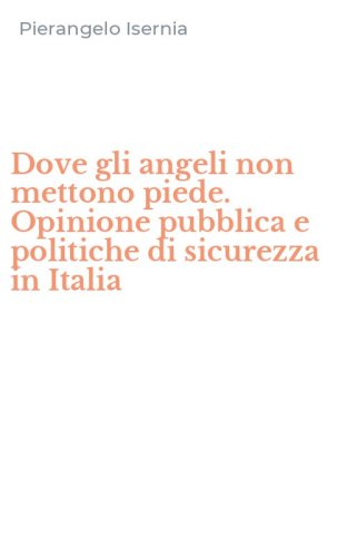 Dove gli angeli non mettono piede. Opinione pubblica e politiche di sicurezza in Italia