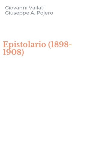 Epistolario (1898-1908)