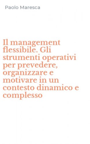 Il management flessibile. Gli strumenti operativi per prevedere, organizzare e motivare in un contesto dinamico e complesso